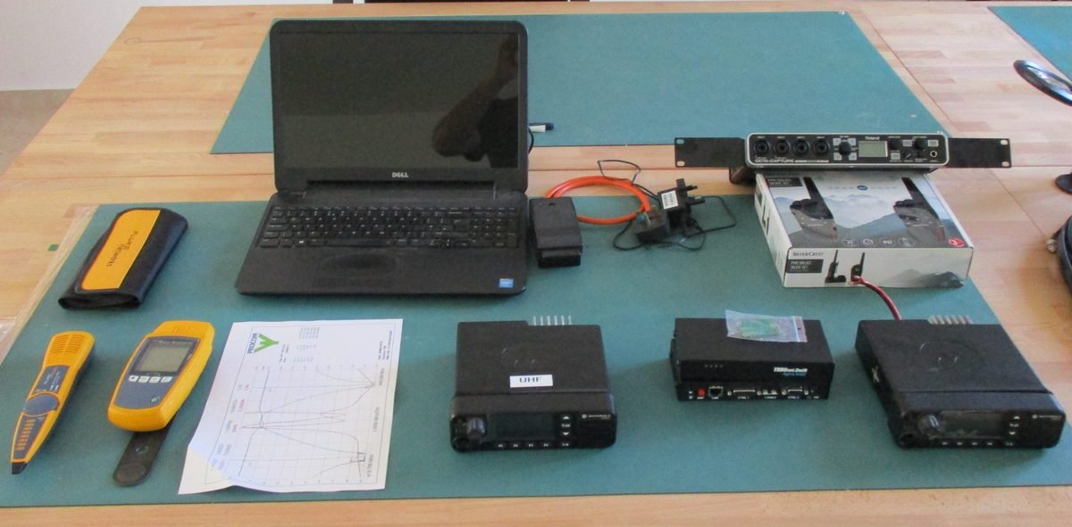 RF equipment rack